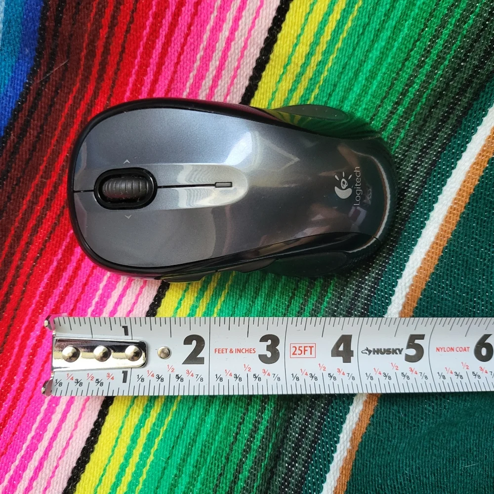 Logitech Black M510 Wireless Bluetooth Mouse with Padded Mesh Case